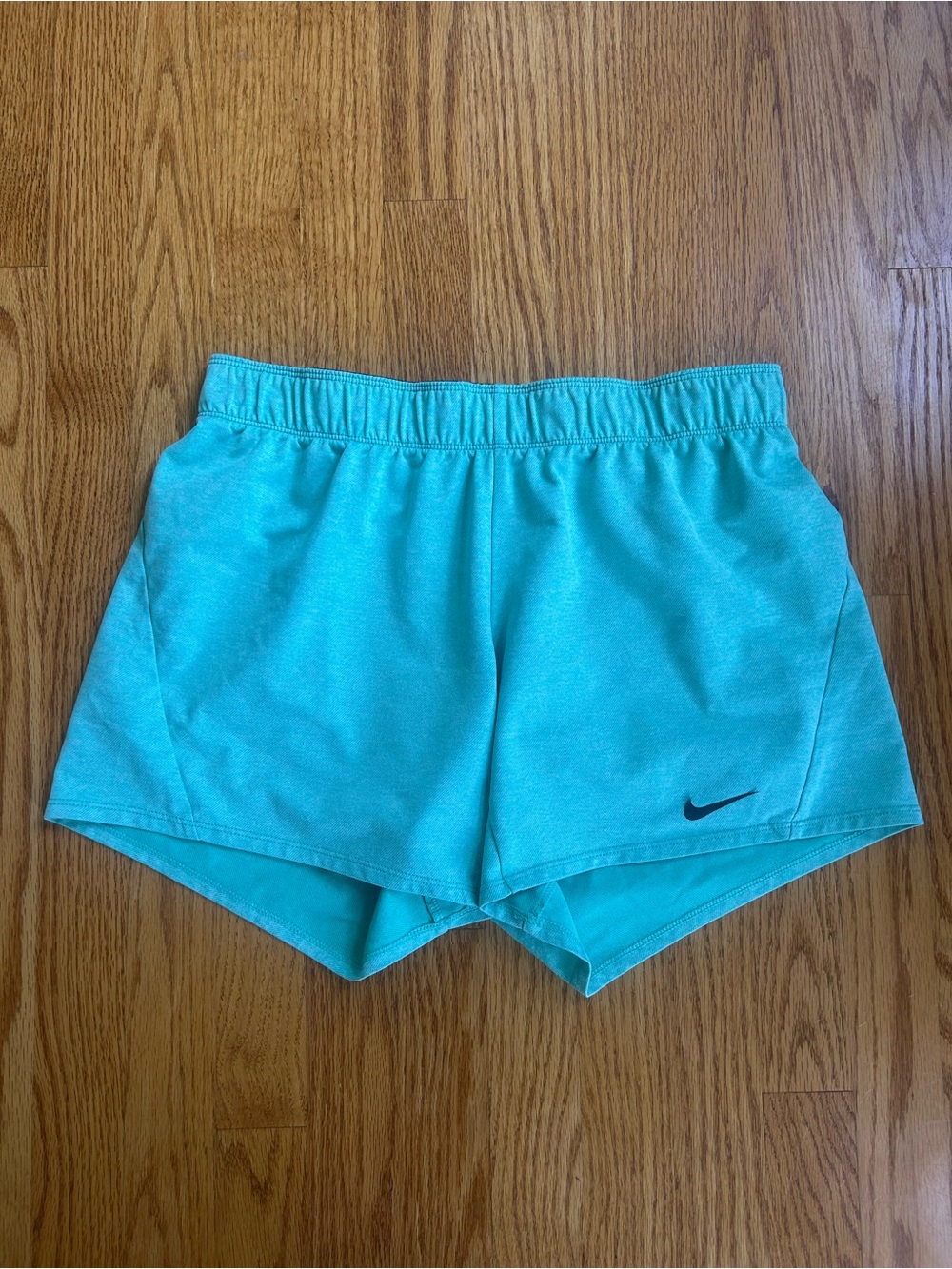 Nike Women's Turquoise Athletic Running Shorts
